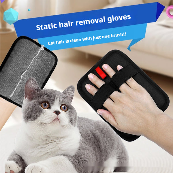Guantes Deslanadores para Mascotas - Cepillo de Pelo Eficiente