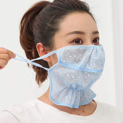 Máscara de Protección Solar Ice Silk - Protección Cuello y Rostro Transpirable - Image 5