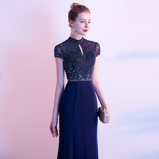 Vestido de Noche Diamante para Mujer - Elegancia Banquete - Image 3