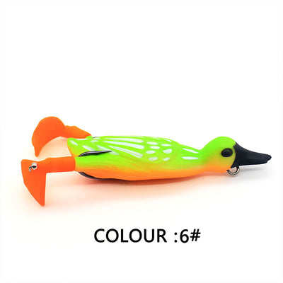 Señuelo Pato Flotante 9.5cm con Aletas Giratorias - Cebo Realista - Image 28