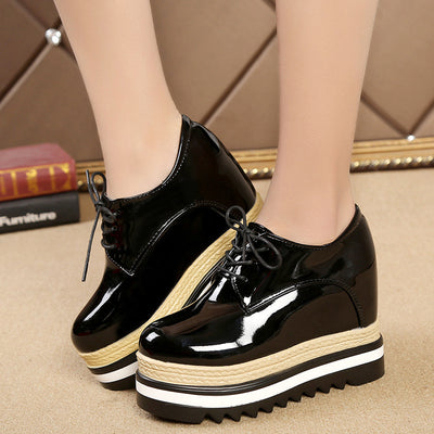 Zapatos Plataforma Casual para Mujer - Diseño Liso y Versátil - Image 3