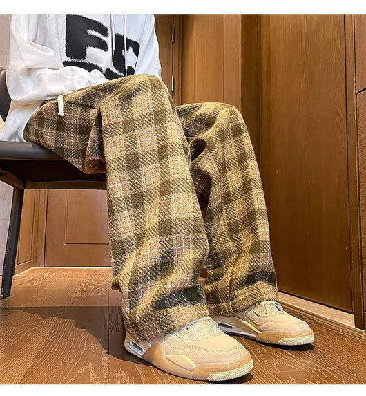 Pantalones Casuales Rectos Holgados con Caída Fluida - Image 16
