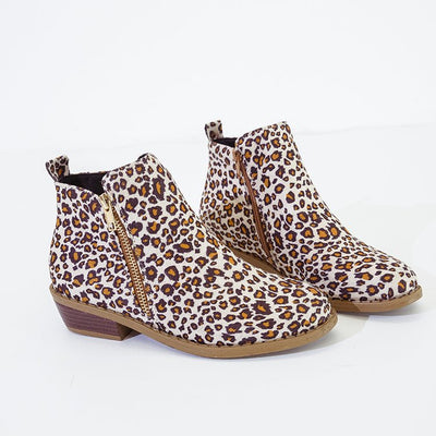 Botas Tobilleras Retro con Cierre Lateral Pulido - Estilo Europeo y Americano - Image 9