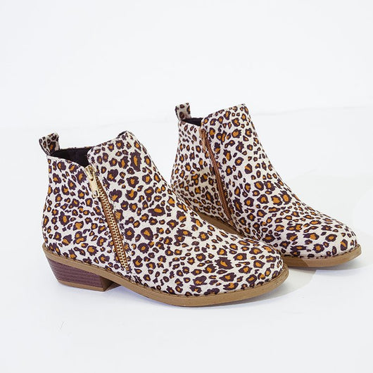 Botas Tobilleras Retro con Cierre Lateral Pulido - Estilo Europeo y Americano - Image 9