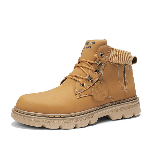 Botas Cortas de Cuero Estilo Británico con Alzada - Image 10