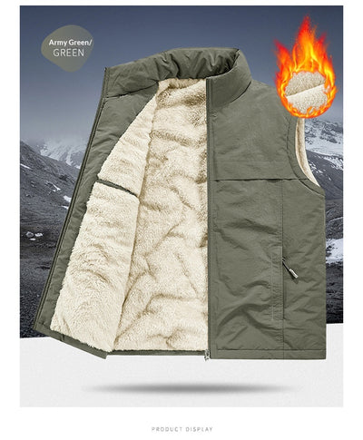 Chaleco Reversible Térmico para Hombre - Forro Polar Grueso y Cálido - Image 17