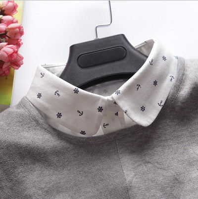 Cuello Postizo Desmontable para Suéter - Estilo Retro Coreano Otoño-Invierno - Image 4