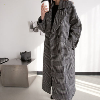 Abrigo de Lana Gruesa para Mujer - Otoño e Invierno - Image 9