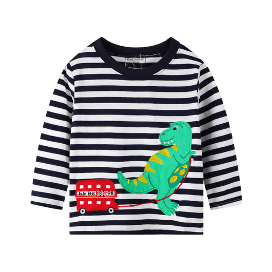 Camisa de Algodón Manga Larga para Niños y Niñas - Estilo Otoñal - Image 9