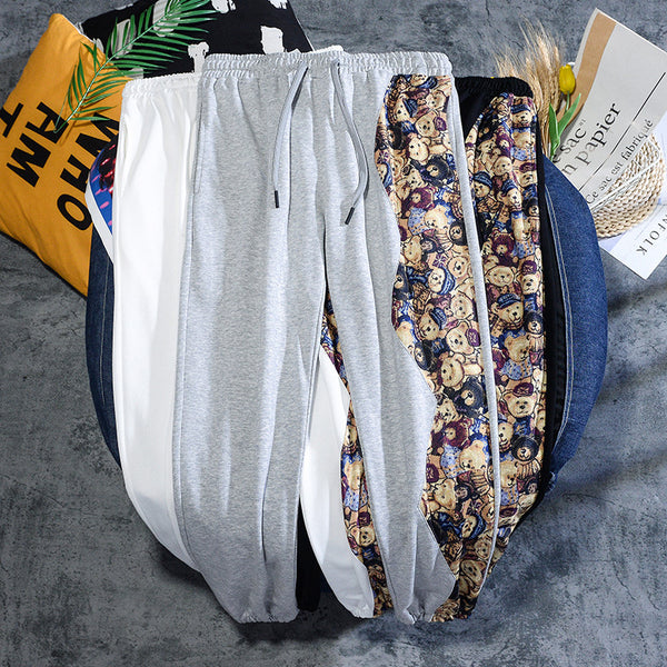 Pantalones Deportivos Casuales para Hombre con Puños Ajustados