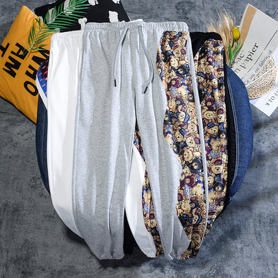 Pantalones Deportivos Casuales para Hombre con Puños Ajustados