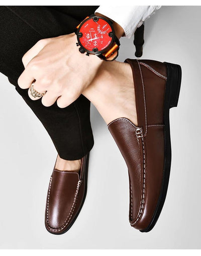 Mocasines de Cuero Auténtico Cómodos Transpirables para Negocios - Image 9