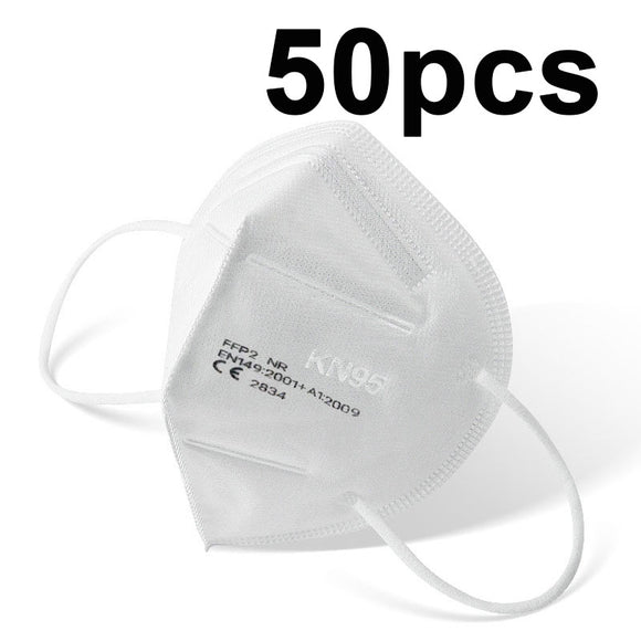 Protector Facial Antipolvo Industrial de 5 Capas con Empaque Individual