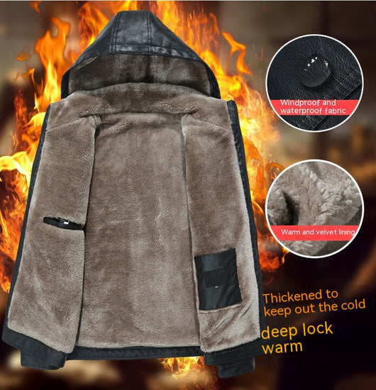 Abrigo Casual para Hombre con Capucha y Bolsillos Laterales - Image 12