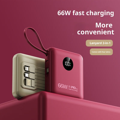 Batería Portátil de 20000 mAh - Carga Rápida y Duradera
