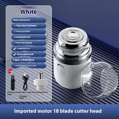 Afeitadora Eléctrica 2 en 1 con Trimmer Nasal Recargable - Image 6