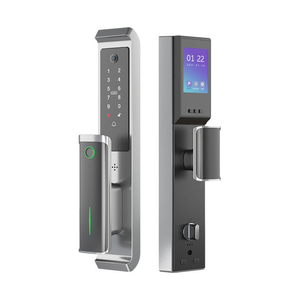 Cerradura Inteligente con Huella Dactilar y Visor Digital para Puertas de Seguridad - Image 6