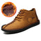 Botas Martin de Algodón para Hombre - Botines Cálidos de Caña Alta