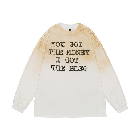 Camiseta Suelta con Estampado de Letras Unisex - Image 2