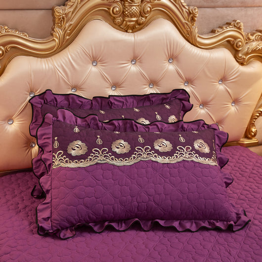 Funda de Almohada Acolchada con Encaje Reforzada - Image 24