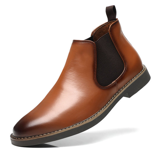 Botas de Cuero Estilo Británico Talla Grande para Hombre - Image 4