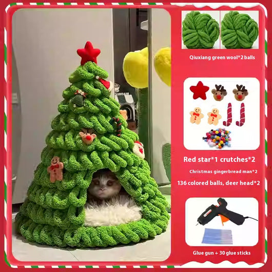 Nido Árbol Navideño para Gatos - Kit DIY Hecho a Mano - Image 11