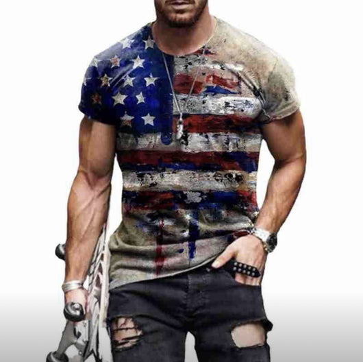 Playera Casual de Cuello Redondo con Estampado Digital Ajuste Slim - Image 19