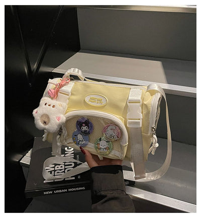 Bolsa Crossbody Transparente Estilo Preppy - Image 2