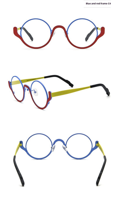 Lentes Redondos de Titanio Ultraligero en Colores Vibrantes - Image 12