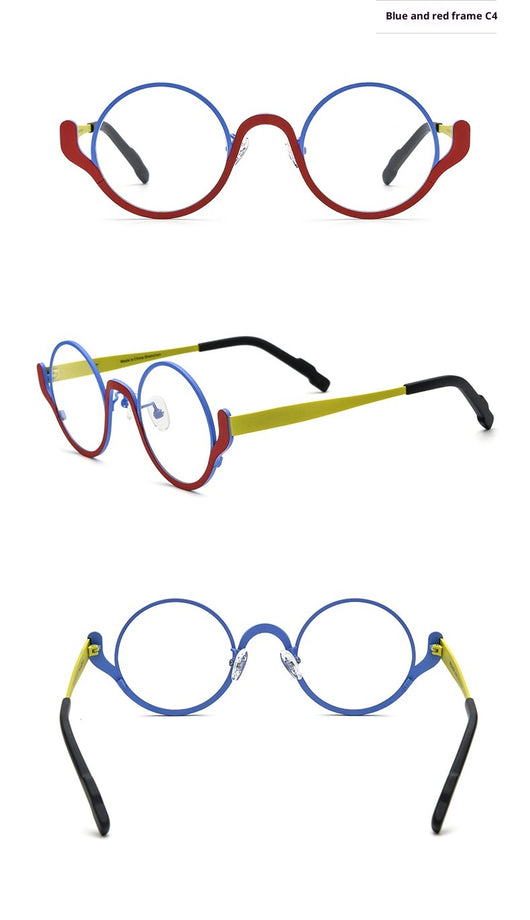 Lentes Redondos de Titanio Ultraligero en Colores Vibrantes - Image 12