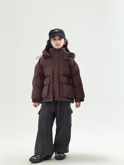 Abrigo Cálido Infantil con Plumón de Pato Blanco para Niños Invierno - Image 5