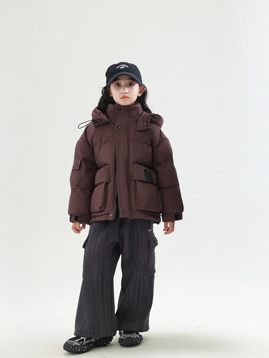 Abrigo Cálido Infantil con Plumón de Pato Blanco para Niños Invierno - Image 5