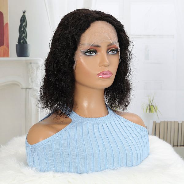 Peluca Bob Rizado Voluminoso con Volumen Medio