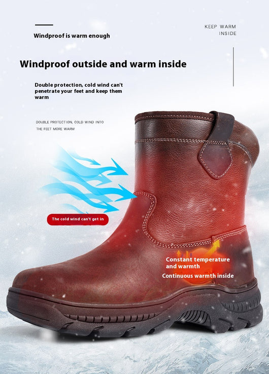 Botas de Lana Impermeables con Plataforma Antideslizante y Forro Cálido - Image 11