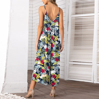 Jumpsuit Elegante sin Mangas con Pantalón Ancho - Image 5