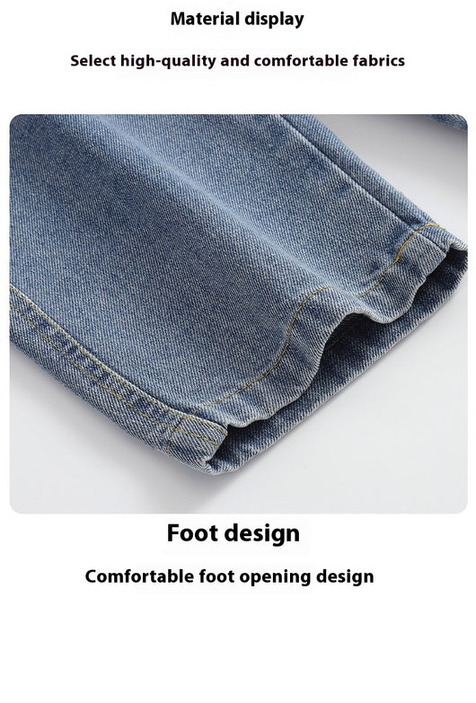Overol Denim Infantil con Estampado Retro Vintage - Image 11