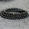 Pulsera de 108 Cuentas de Ébano 6MM con Carácter Chino Fo