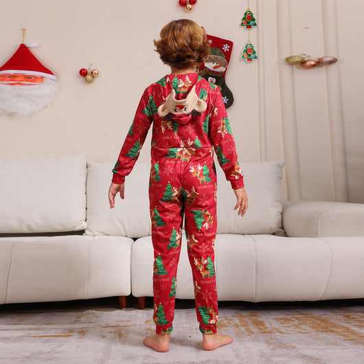 Conjunto Navideño Familiar de Pantalones Largos para Niños y Niñas - Image 22