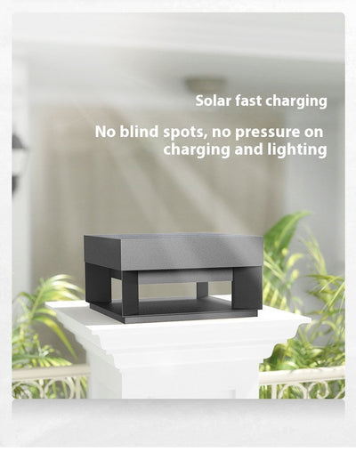 Lámpara Solar de Pilar para Jardín - Resistente al Agua - Image 14