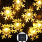 Warm Snowflakes 5 Meters and 20 Lights with Tw