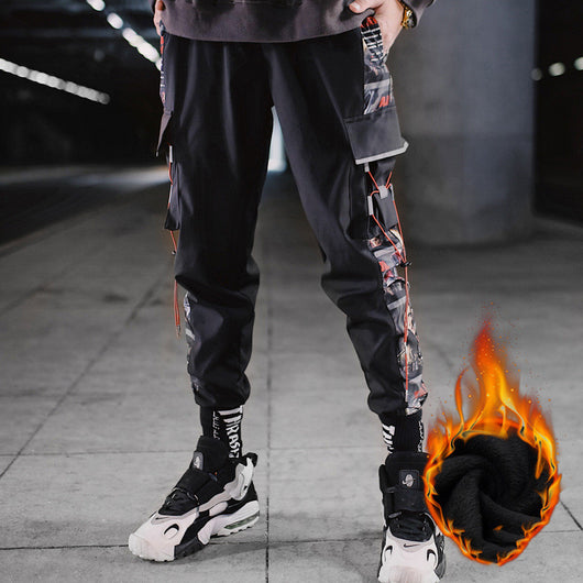 Pantalones de Trabajo Multibolsillos con Forro de Terciopelo - Image 4