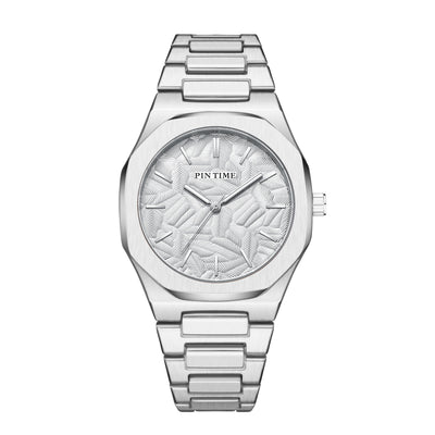 Reloj Impermeable para Hombre con Esfera Grabada en Relieve de Hoja de Palma - Image 24