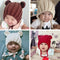 Gorro de Lana Tejido con Protección Auditiva para Bebé