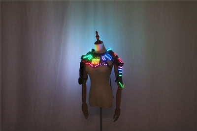 Chaleco Luminoso de Cuero PU con LED Integrado - Image 14