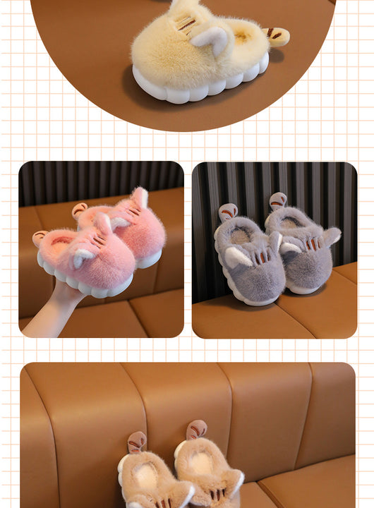 Pantuflas de Algodón para Niños con Diseño de Gatito - Cálidas y Acogedoras - Image 11