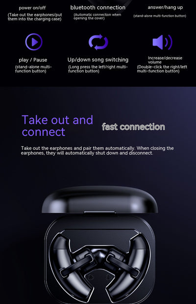 Audífonos de Conducción Ósea GW1 - Bluetooth Inalámbricos con Clip - Image 15