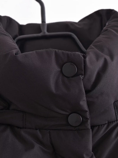 Chaqueta Acolchada Suelta con Cuello Parado - Algodón Premium - Image 17