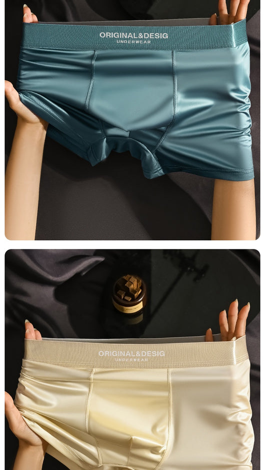 Bóxers de Seda de Hielo Ligera de Lujo para Hombre - Transpirables para Verano - Image 24