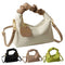 Bolsa Crossbody de Cuero PU con Pliegues Cloud - Elegante y Versátil
