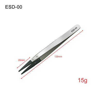 Pinzas de Precisión Antiestáticas con Punta Afilada y Borde Reforzado - Image 20